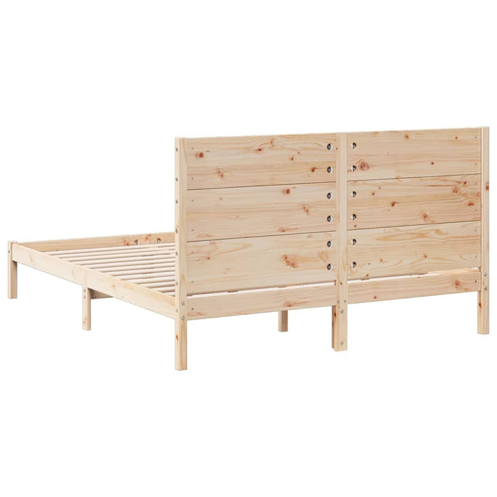 ekstra lang sengeramme uden madras 160x210 cm massivt træ