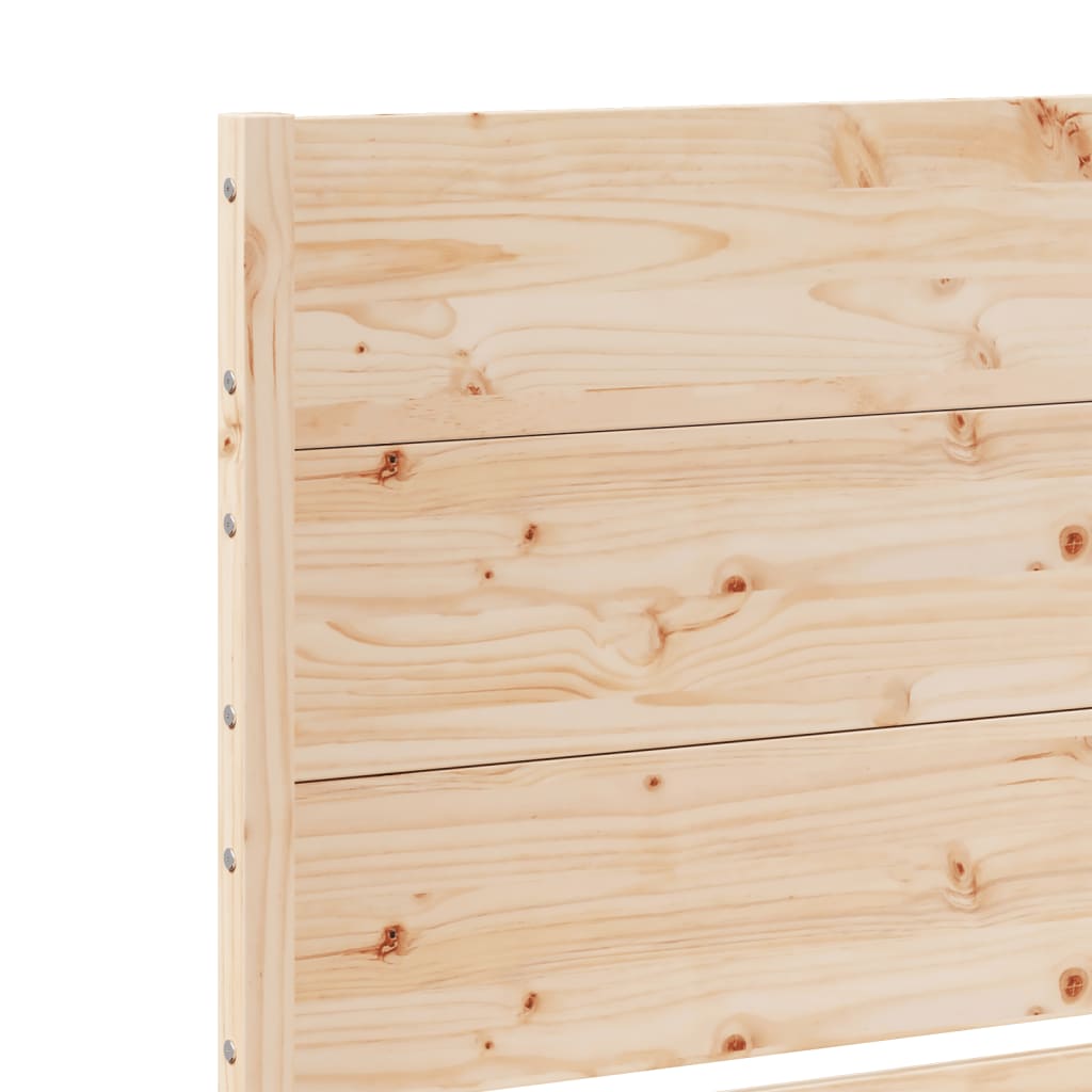 ekstra lang sengeramme uden madras 160x210 cm massivt træ