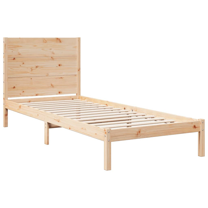 ekstra lang sengeramme uden madras 100x220 cm massivt træ