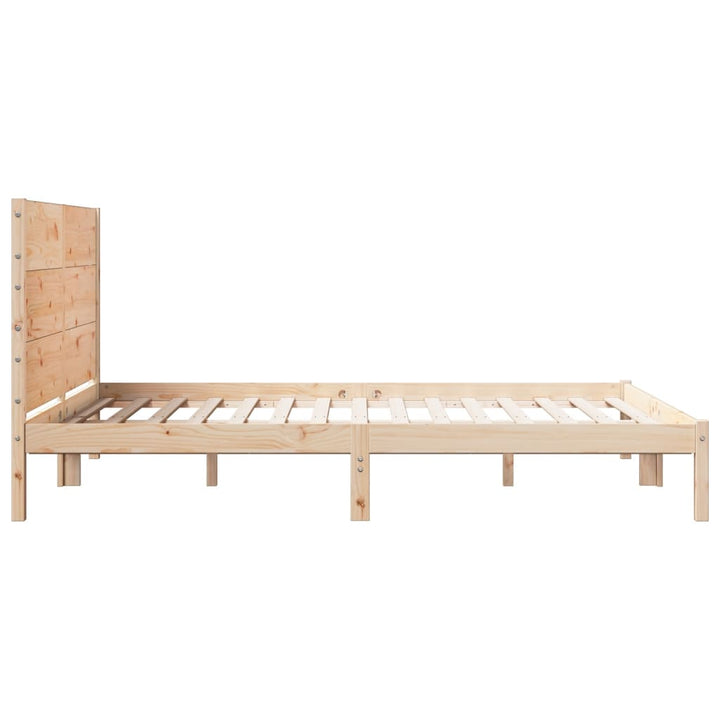 ekstra lang sengeramme uden madras 160x220 cm massivt træ
