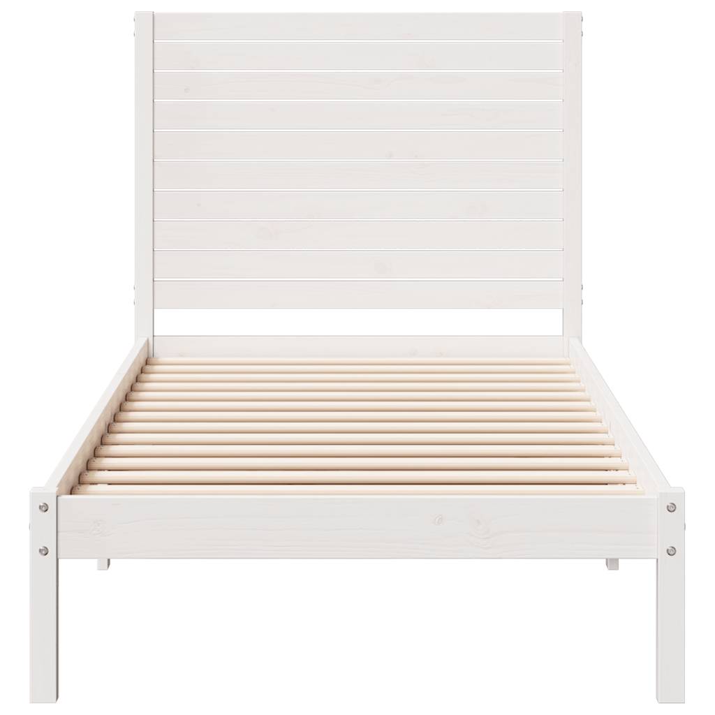 ekstra lang sengeramme uden madras 90x210 cm massivt træ