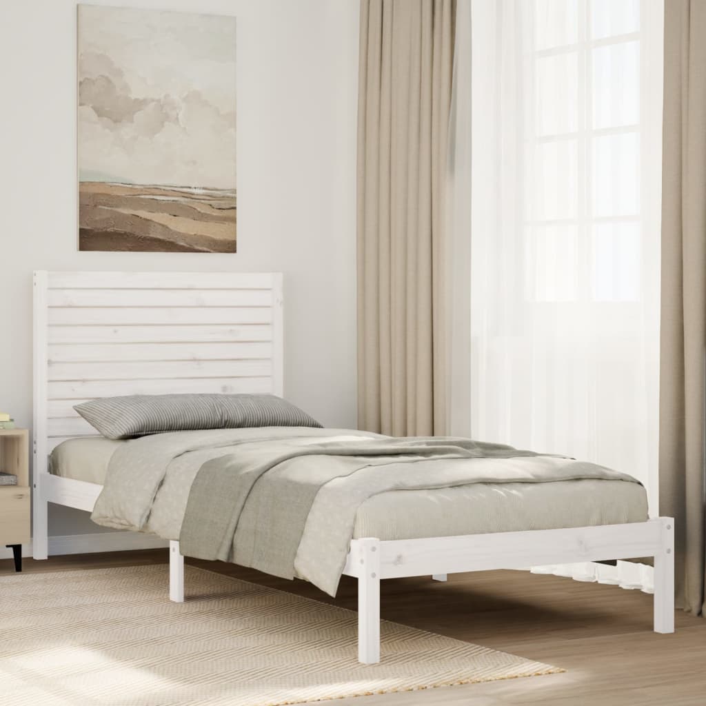 ekstra lang sengeramme uden madras 90x210 cm massivt træ