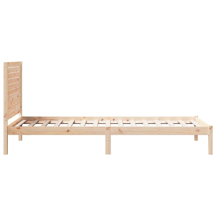 ekstra lang sengeramme uden madras 100x210 cm massivt træ