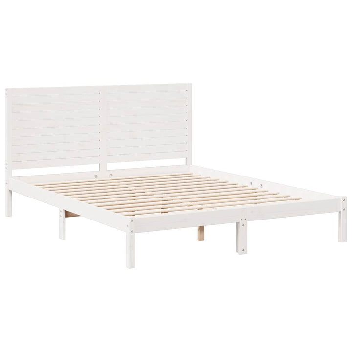 ekstra lang sengeramme uden madras 140x210 cm massivt træ