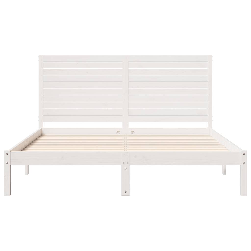 ekstra lang sengeramme uden madras 140x210 cm massivt træ