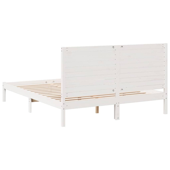 ekstra lang sengeramme uden madras 140x210 cm massivt træ