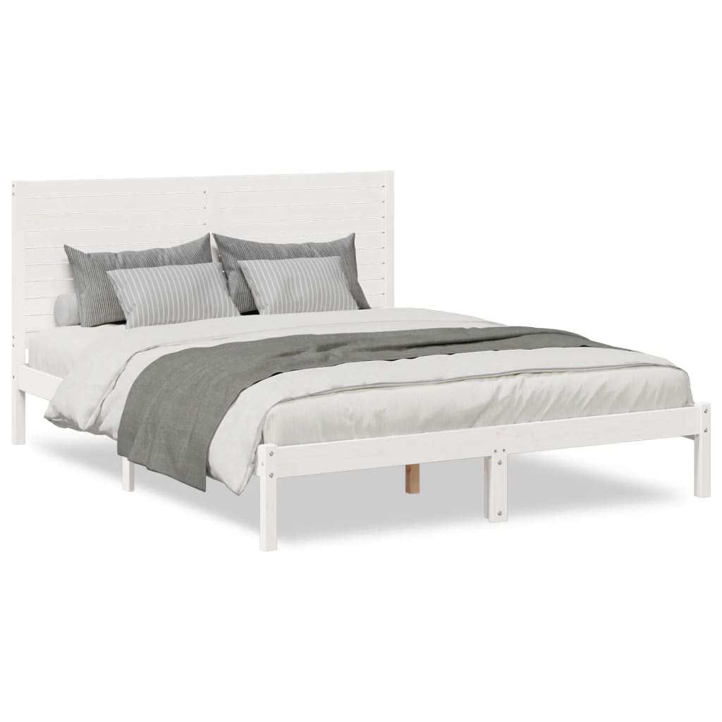 ekstra lang sengeramme uden madras 160x210 cm massivt træ