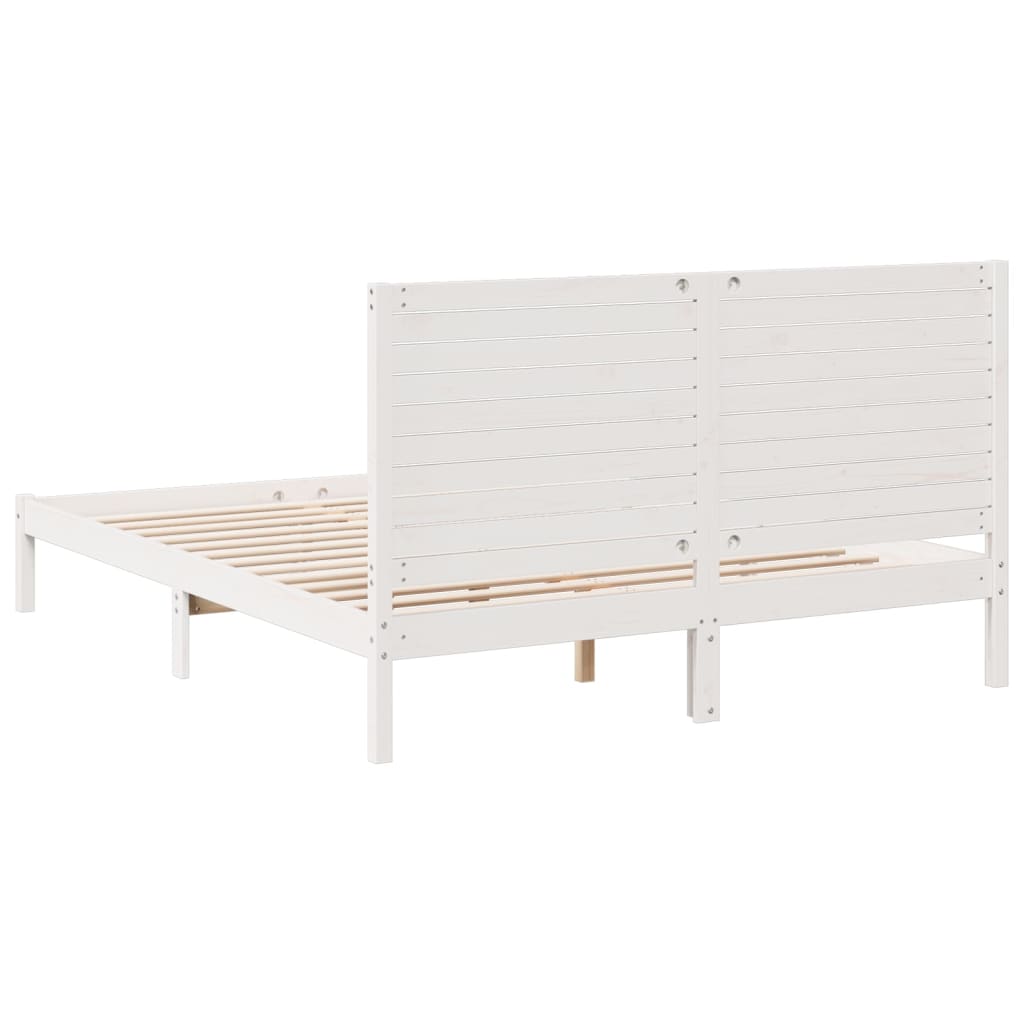 ekstra lang sengeramme uden madras 160x210 cm massivt træ