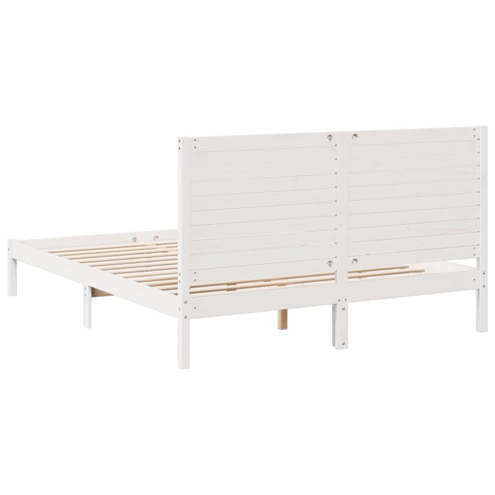 ekstra lang sengeramme uden madras 160x210 cm massivt træ