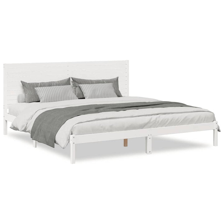 ekstra lang sengeramme uden madras 180x210 cm massivt træ