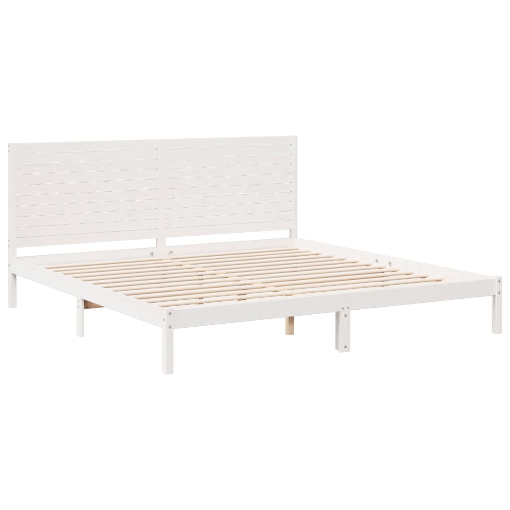 ekstra lang sengeramme uden madras 180x210 cm massivt træ