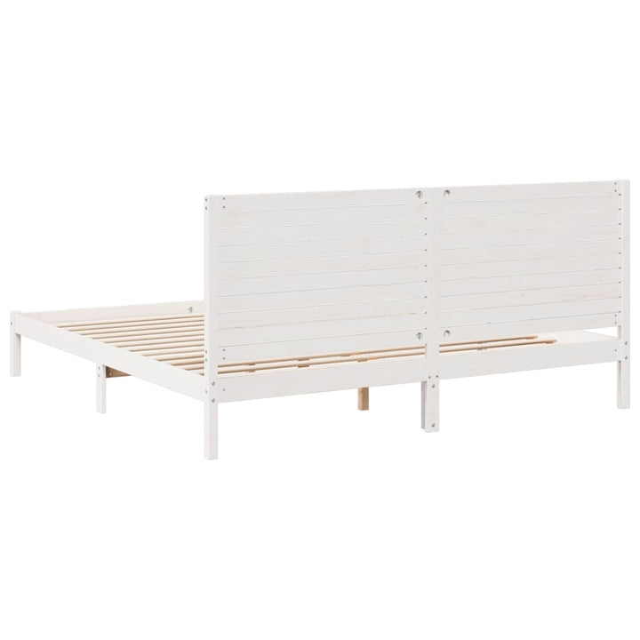 ekstra lang sengeramme uden madras 180x210 cm massivt træ
