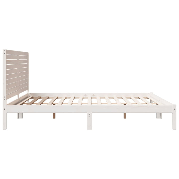 ekstra lang sengeramme uden madras 200x210 cm massivt træ