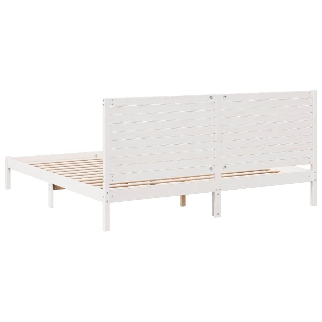 ekstra lang sengeramme uden madras 200x210 cm massivt træ