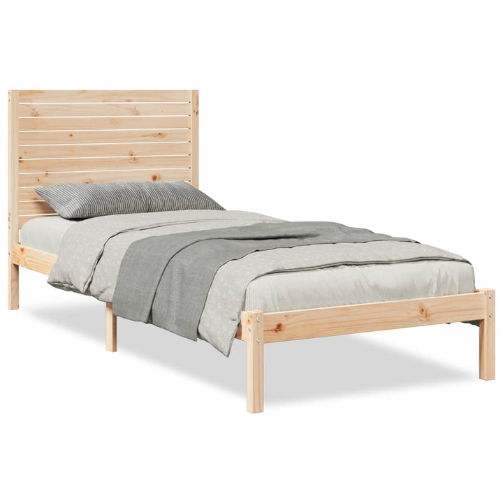 ekstra lang sengeramme uden madras 90x220 cm massivt træ