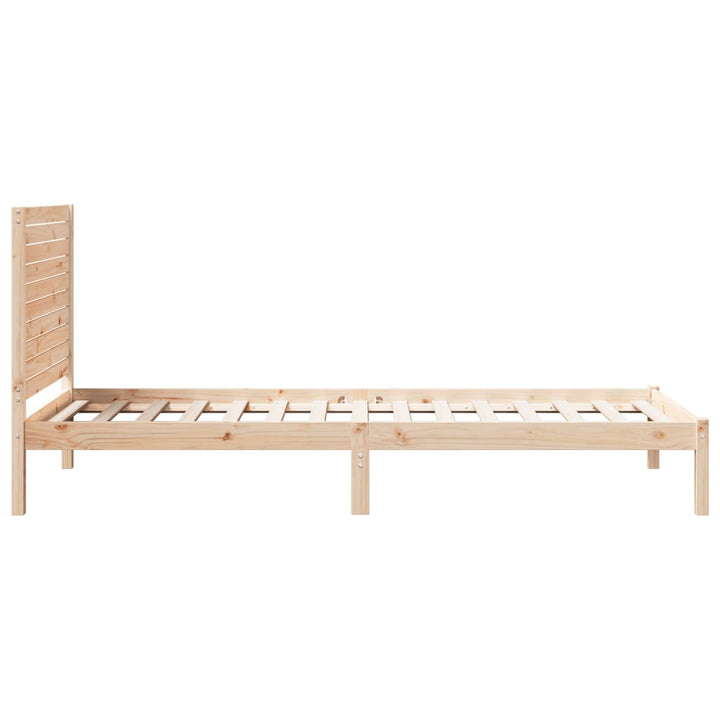 ekstra lang sengeramme uden madras 90x220 cm massivt træ