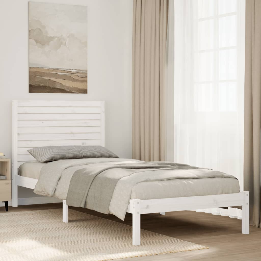 ekstra lang sengeramme uden madras 90x220 cm massivt træ