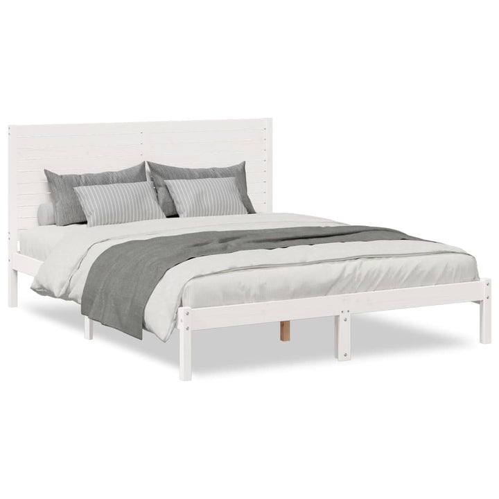 ekstra lang sengeramme uden madras 140x220 cm massivt træ