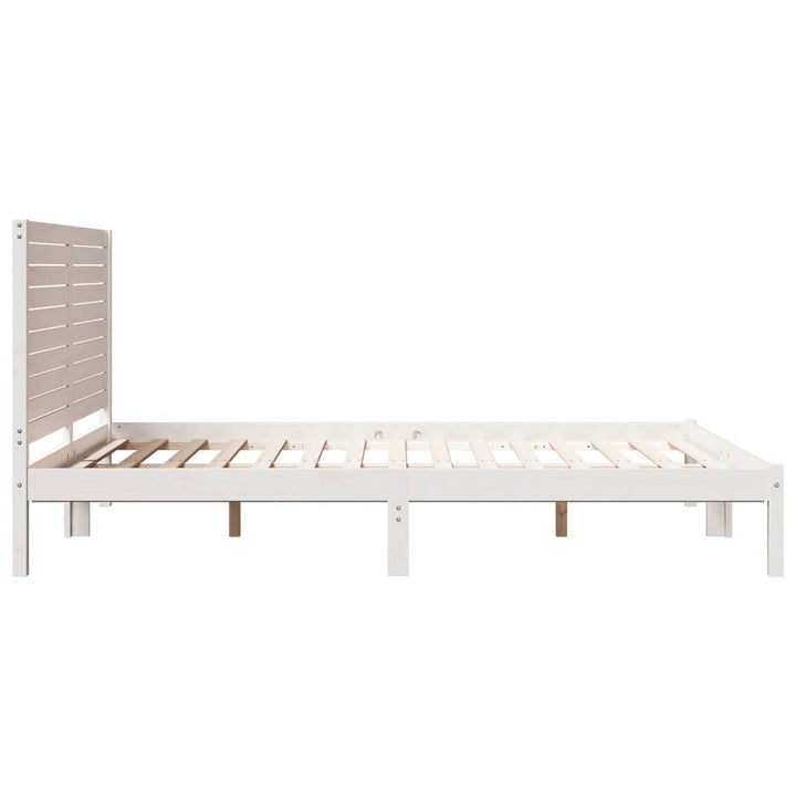 ekstra lang sengeramme uden madras 140x220 cm massivt træ