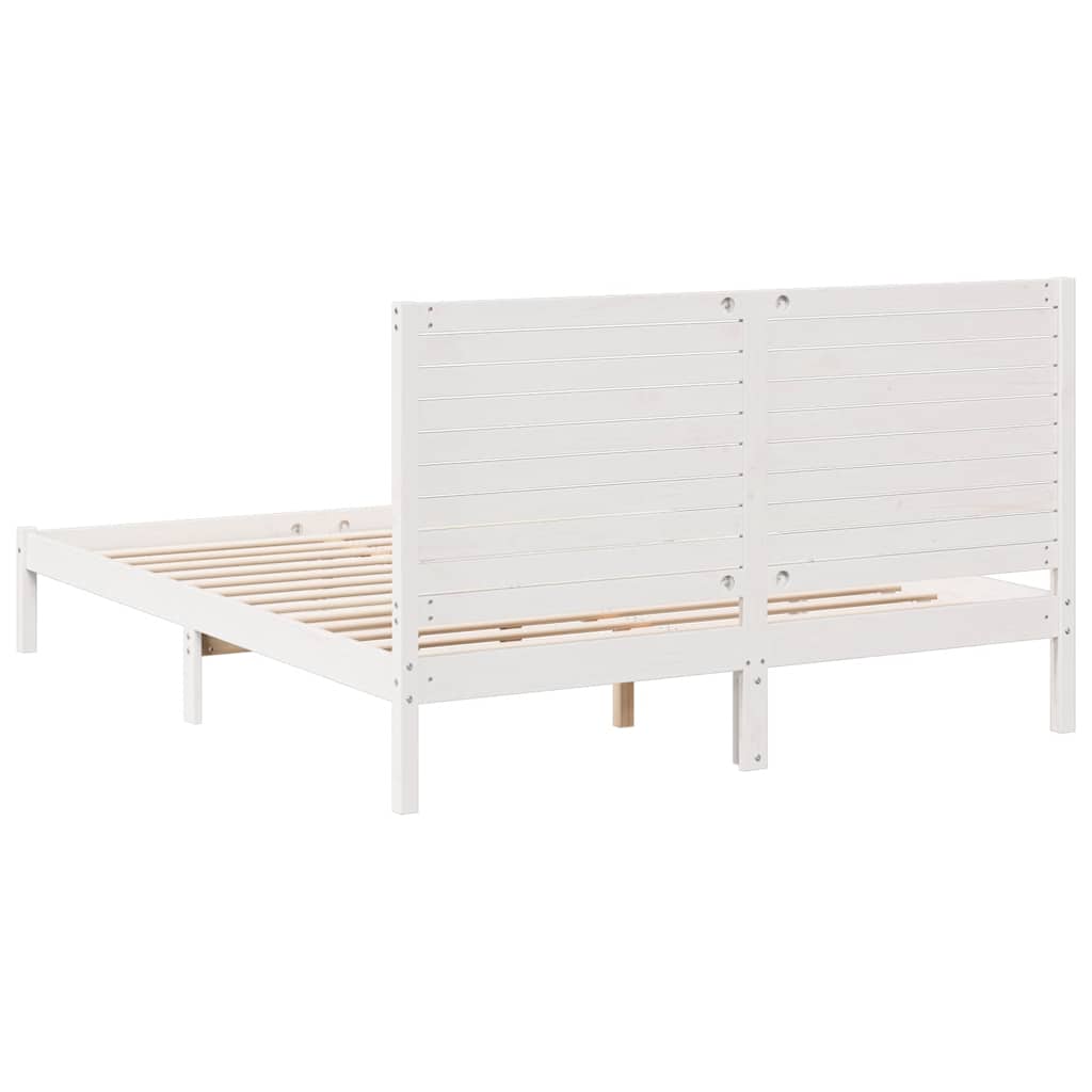 ekstra lang sengeramme uden madras 140x220 cm massivt træ