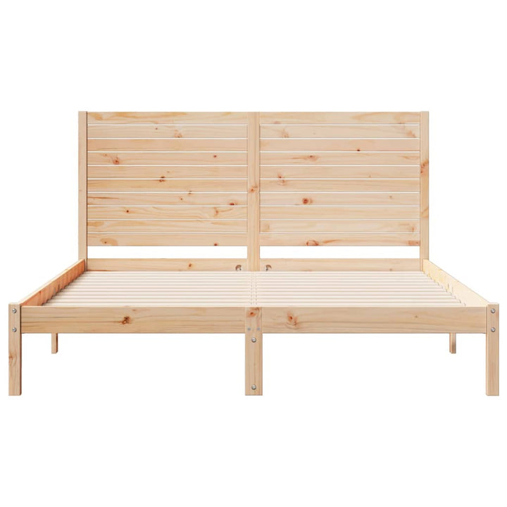 ekstra lang sengeramme uden madras 160x220 cm massivt træ