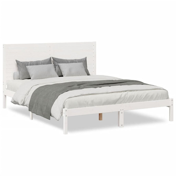 ekstra lang sengeramme uden madras 160x220 cm massivt træ