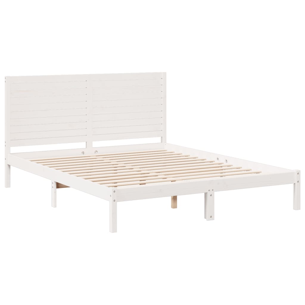 ekstra lang sengeramme uden madras 160x220 cm massivt træ