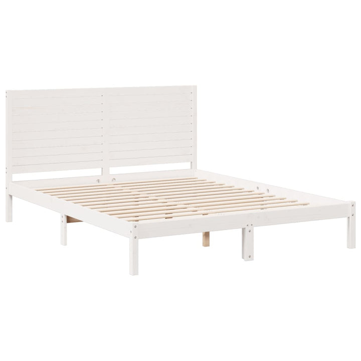 ekstra lang sengeramme uden madras 160x220 cm massivt træ