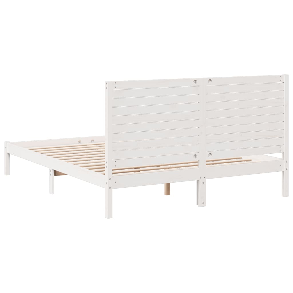 ekstra lang sengeramme uden madras 160x220 cm massivt træ