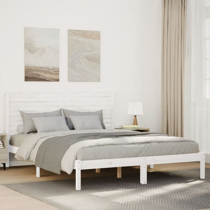 ekstra lang sengeramme uden madras 160x220 cm massivt træ