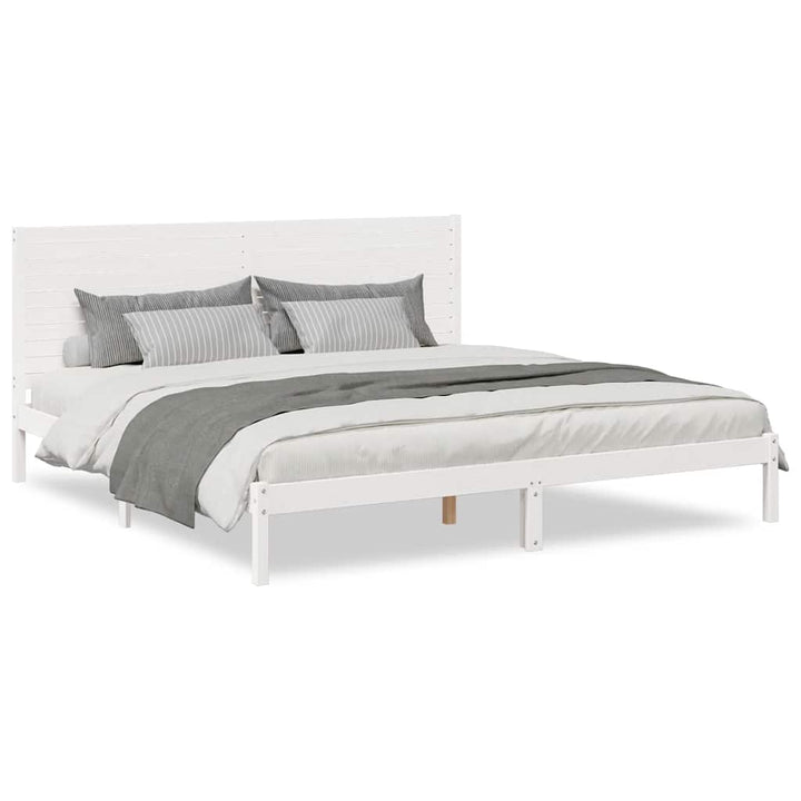 ekstra lang sengeramme uden madras 200x220 cm massivt træ