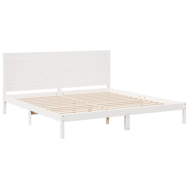 ekstra lang sengeramme uden madras 200x220 cm massivt træ