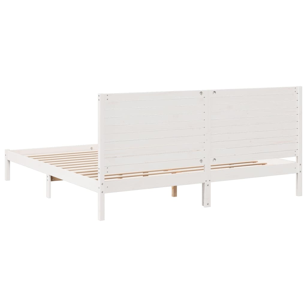 ekstra lang sengeramme uden madras 200x220 cm massivt træ
