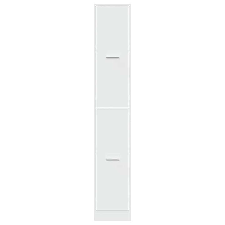 apotekerskab hvid 30x41x174,5 cm konstrueret træ