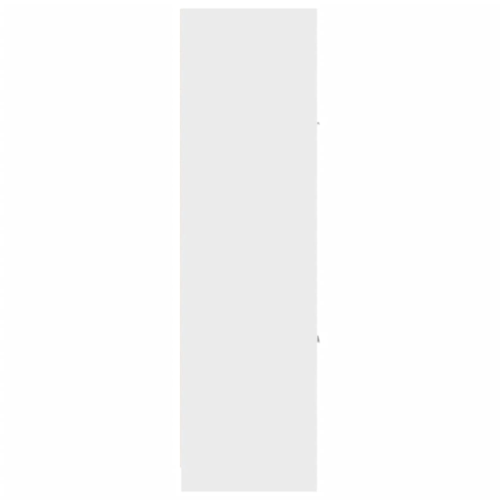 apotekerskab 40x41x144,5 cm konstrueret træ hvid