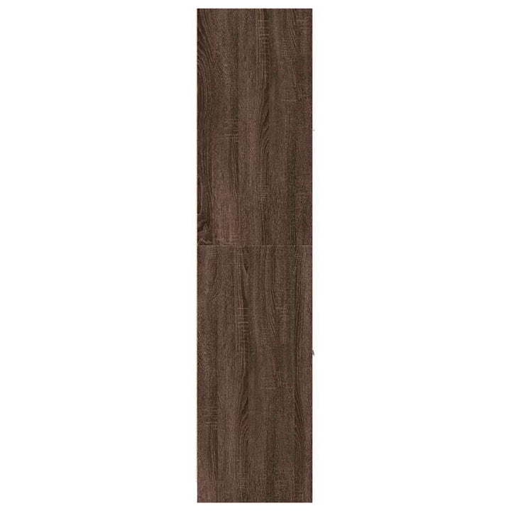 apotekerskab 40x41x174,5 cm konstrueret træ brun egetræsfarve