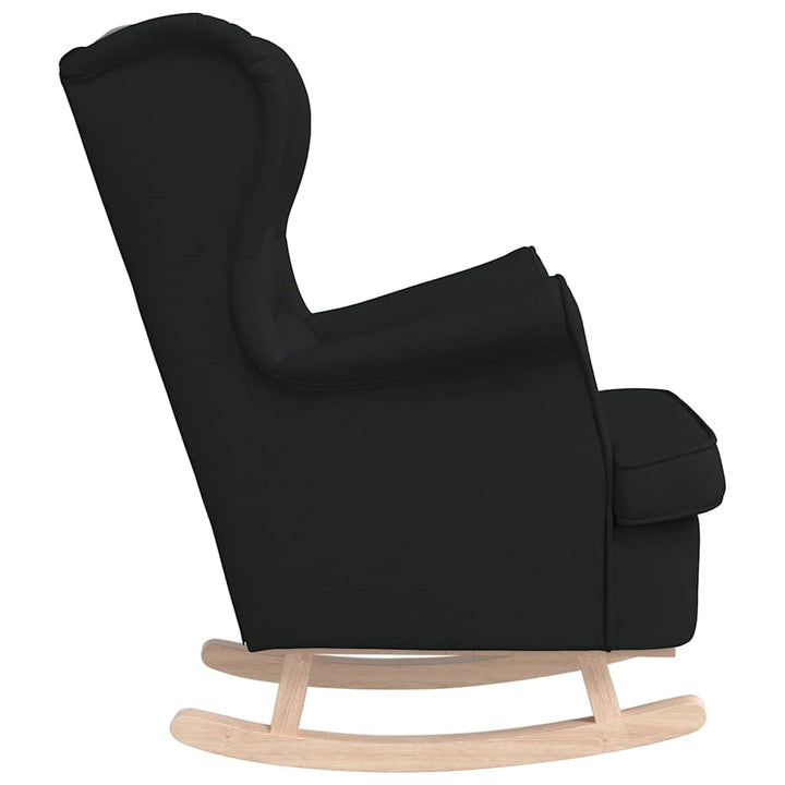 gyngestol 74x90x102 cm stof sort