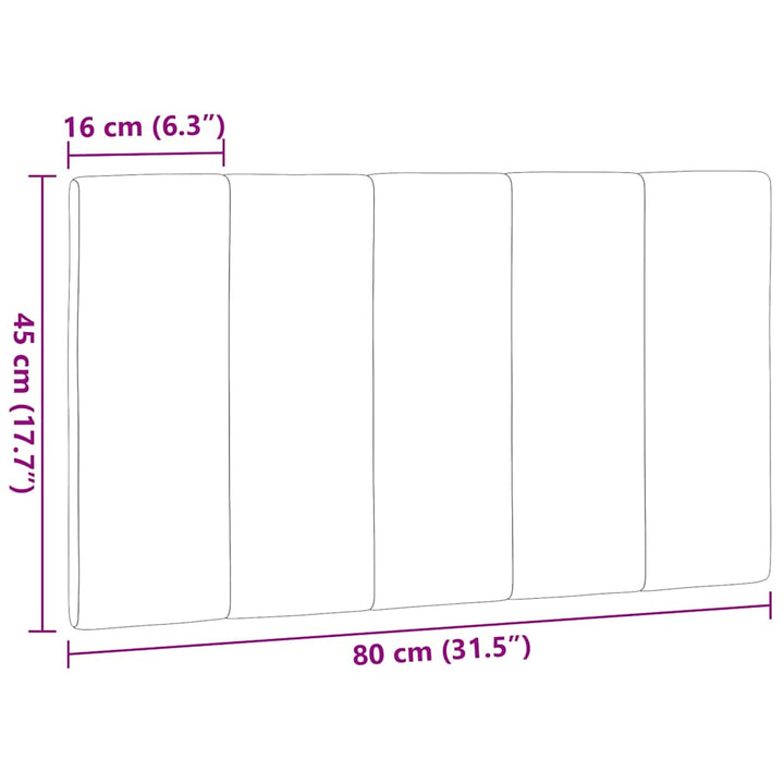 gavlpude Hanko 80 cm stof blå