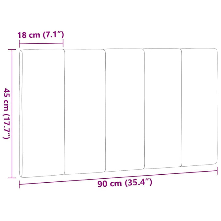gavlpude Hanko 90 cm stof gråbrun
