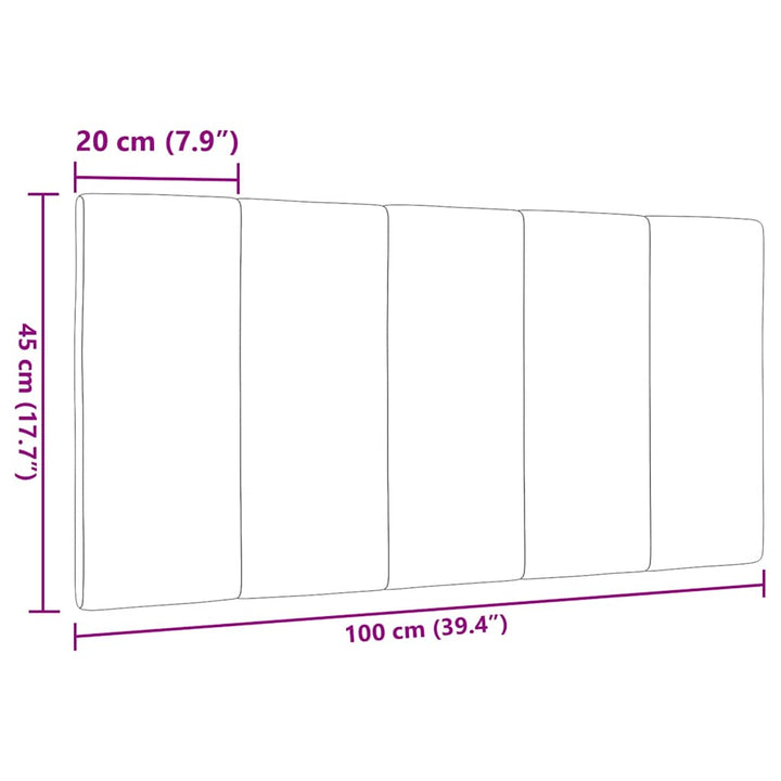 gavlpude Hanko 100 cm stof lysegrå