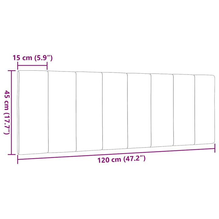 gavlpude Hanko 120 cm stof cremefarvet