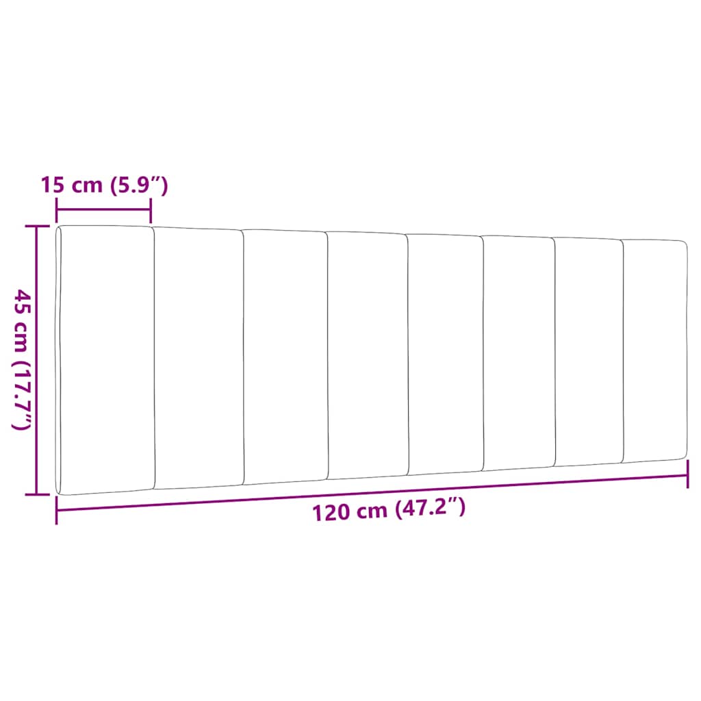 gavlpude Hanko 120 cm stof blå
