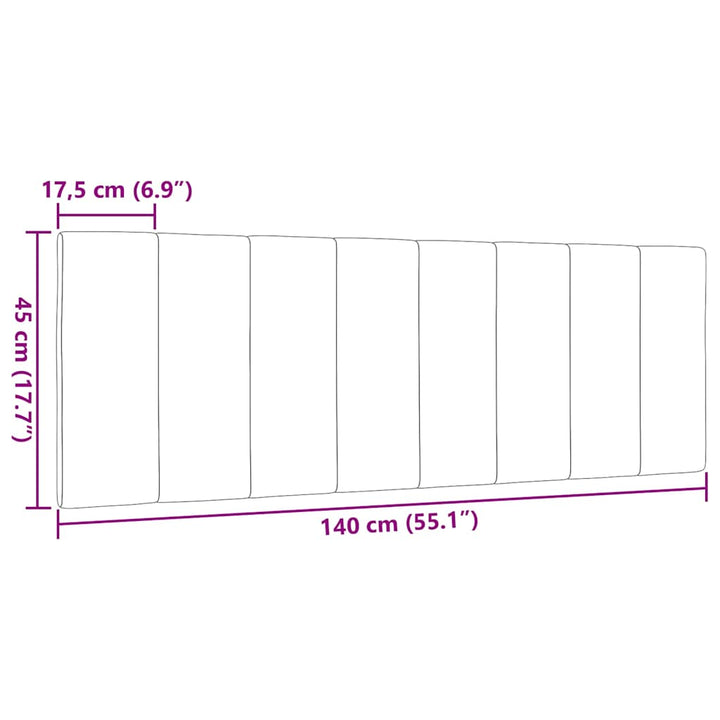 gavlpude Hanko 140 cm stof lysegrå