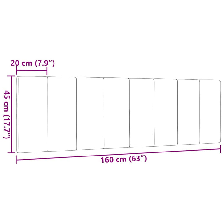 gavlpude Hanko 160 cm stof lysegrå