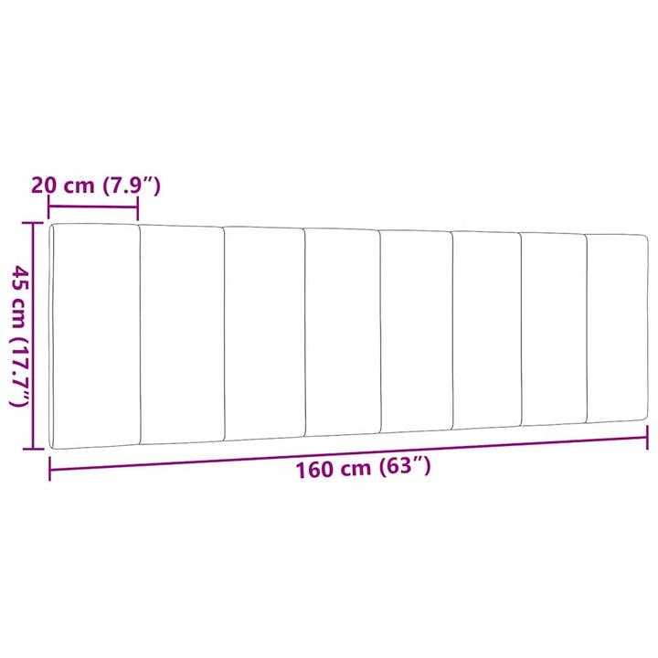gavlpude Hanko 160 cm stof gråbrun