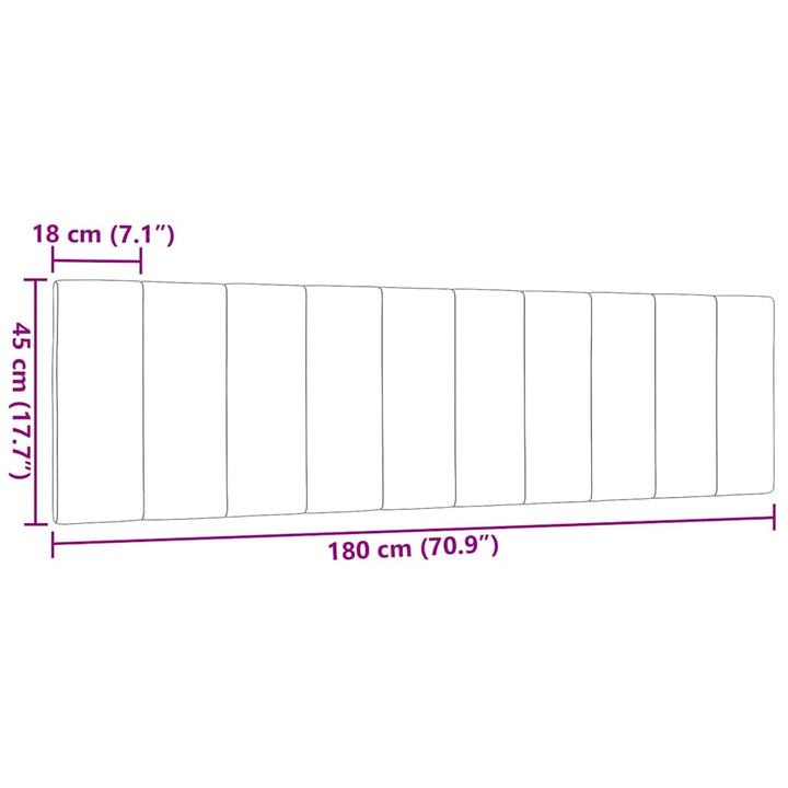 gavlpude Hanko 180 cm stof gråbrun