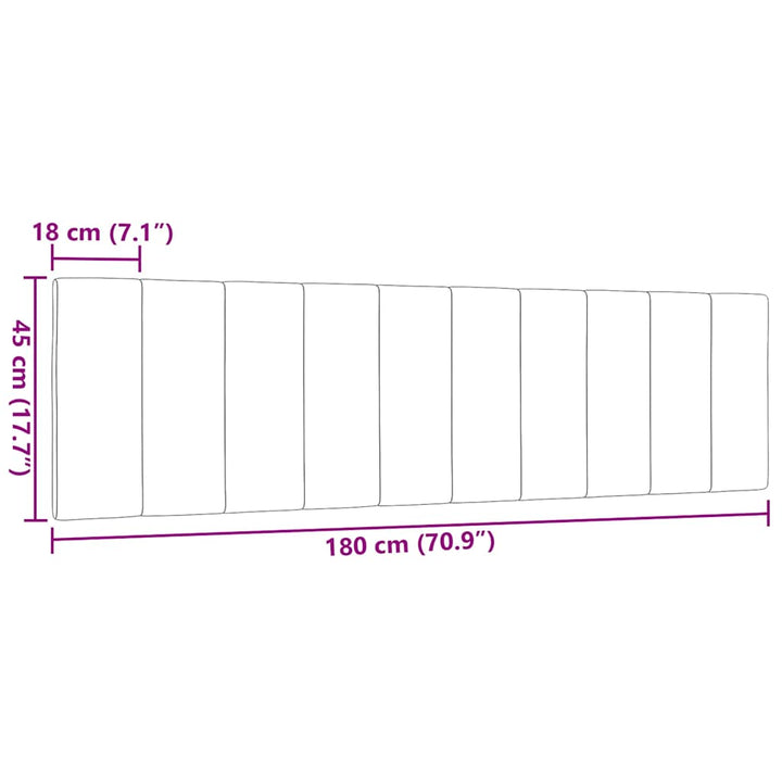 gavlpude Hanko 180 cm stof cremefarvet