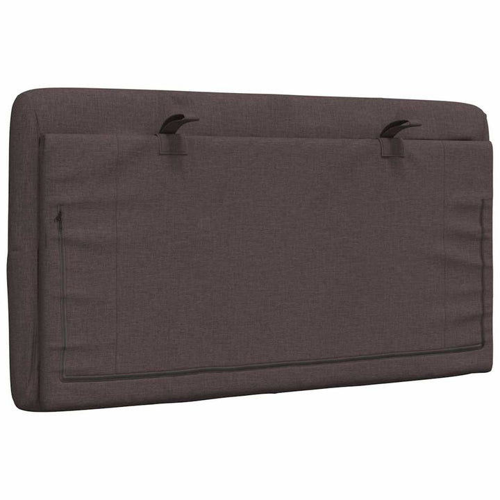 gavlpude 80 cm stof mørkebrun