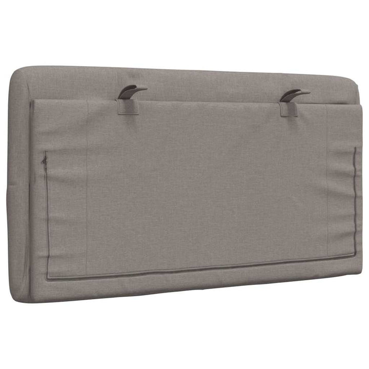 gavlpude 80 cm stof gråbrun