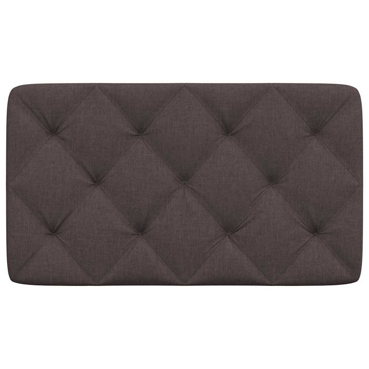 gavlpude 90 cm stof mørkebrun